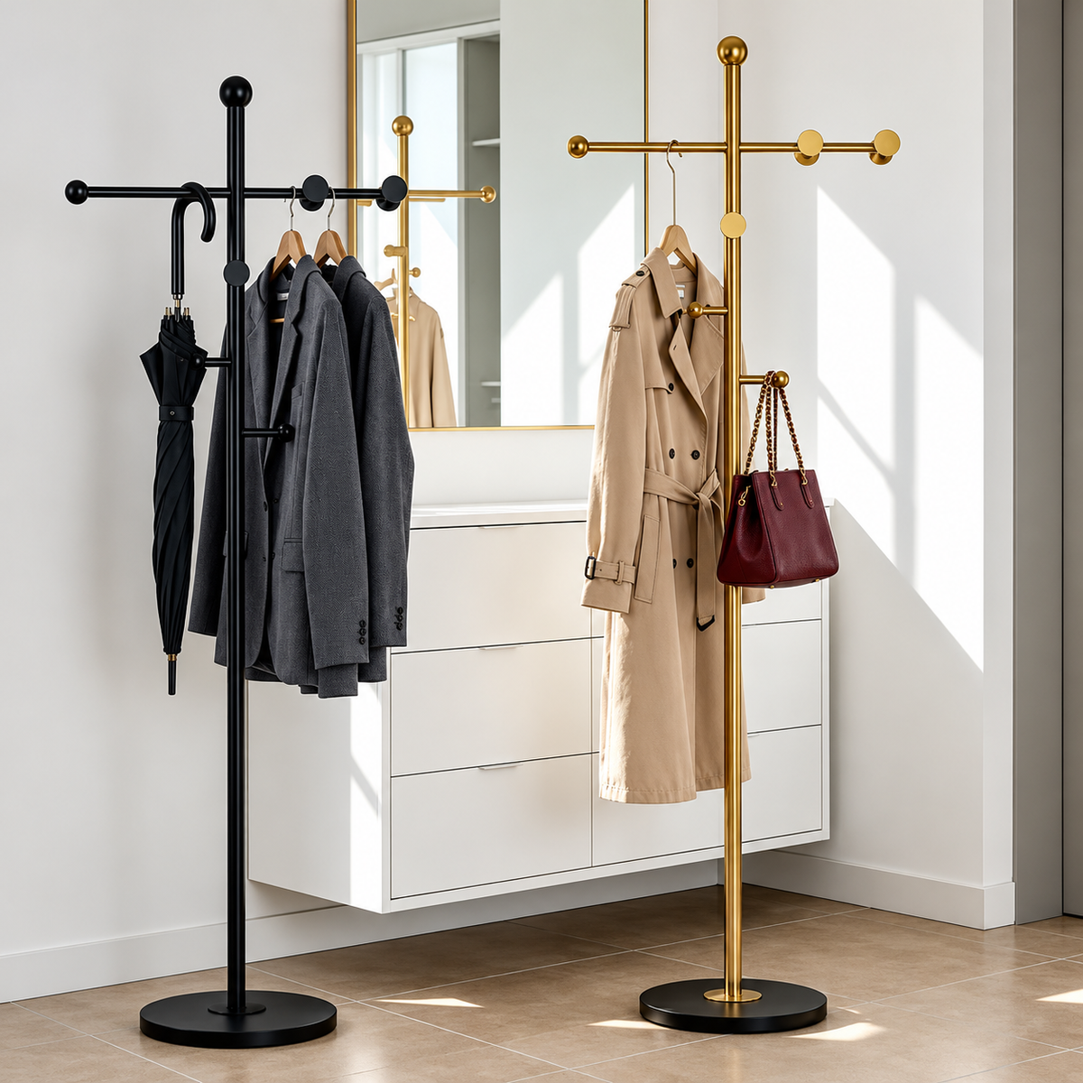 Porte-manteau design contemporain – Élégance