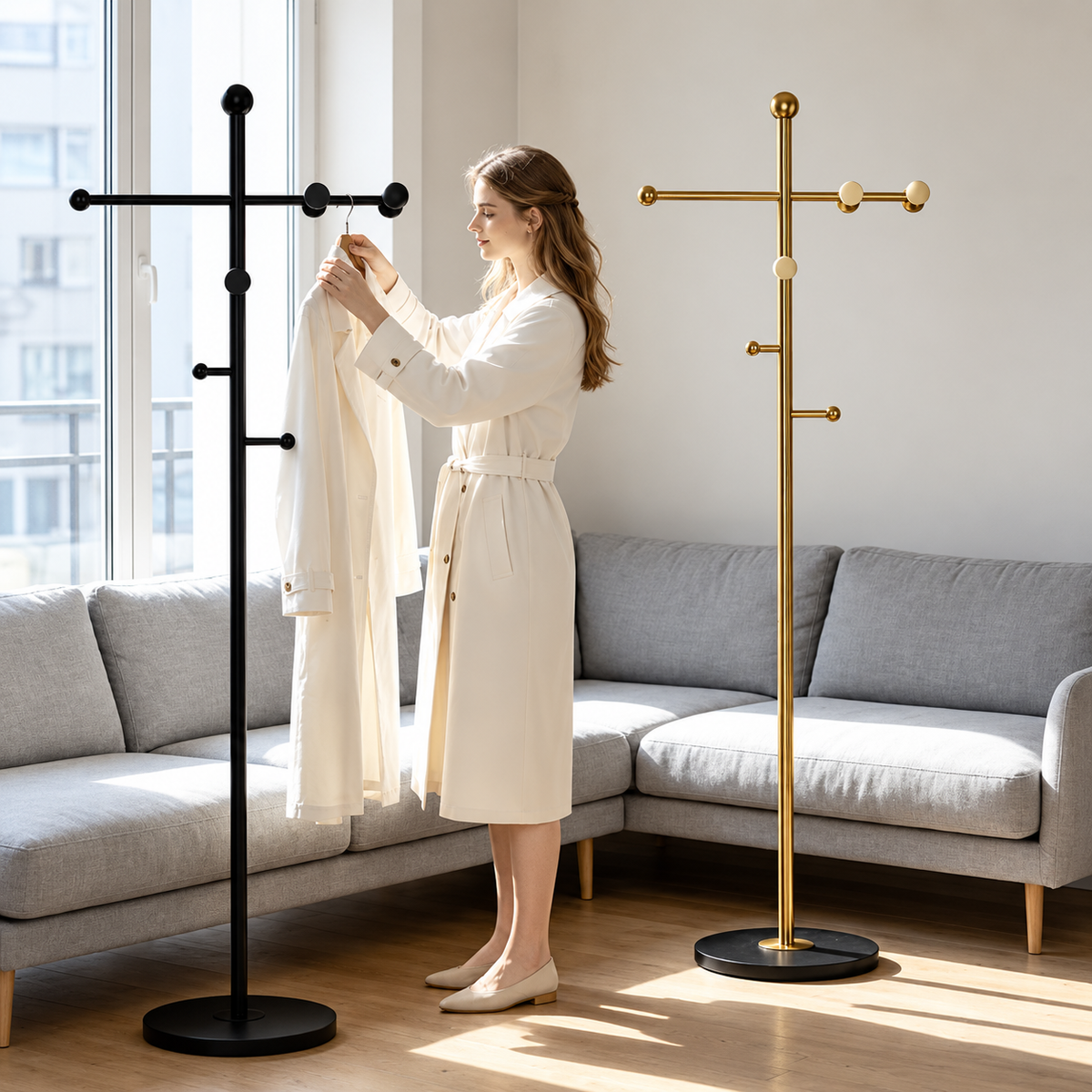 Porte-manteau design contemporain – Élégance